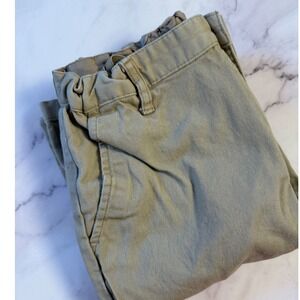 Oshkosh B'gosh Boys Tan Straight Fit Built In Flex Chino Pants Size 14